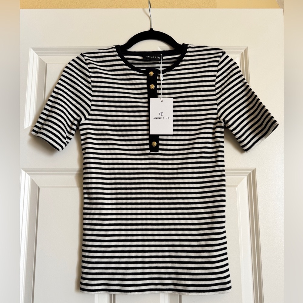 NWT Anine Bing Alessia Tee